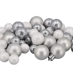 Best Sale 😉 Glittery White & Silver Decorative Ball Filler by Ashland® ❤️