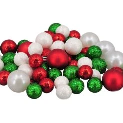 Best Sale 🎉 Glittery Green, White & Red Decorative Ball Filler by Ashland® 😉