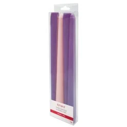 Flash Sale ⭐ Christmas Purple & Pink Taper Candles by Ashland®, 4ct. ⭐ 9 Flash Sale ⭐ Christmas Purple & Pink Taper Candles by Ashland®, 4ct. ⭐ -Ashland Shop 10676083 5