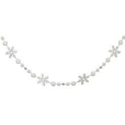 Brand new 👏 6ft. White Snowflake & Ball Garland by Ashland® 🔔