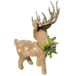 Cheap ⌛ 16.5" Standing Deer with Mistletoe Natural Décor Accent by Ashland® 🧨 -Ashland Shop 10676181 2