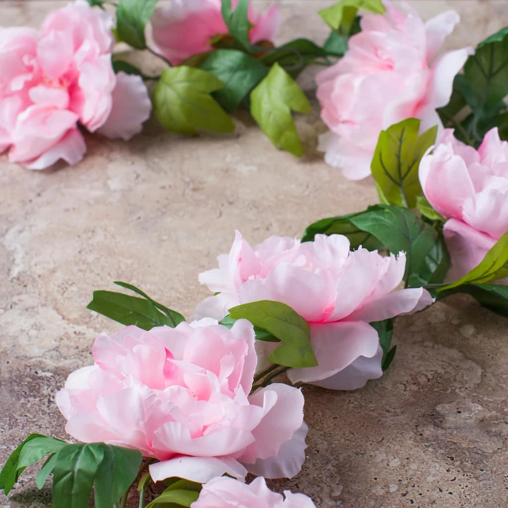 Wholesale 😉 6 Pack: 6ft. Pink Peony Garland by Ashland® 😉 4 Wholesale 😉 6 Pack: 6ft. Pink Peony Garland by Ashland® 😉 - Image 2