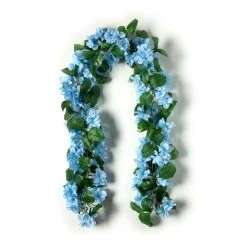 New ⌛ 6 Pack: 6ft. Blue Hydrangea Chain Garland by Ashland® 🤩