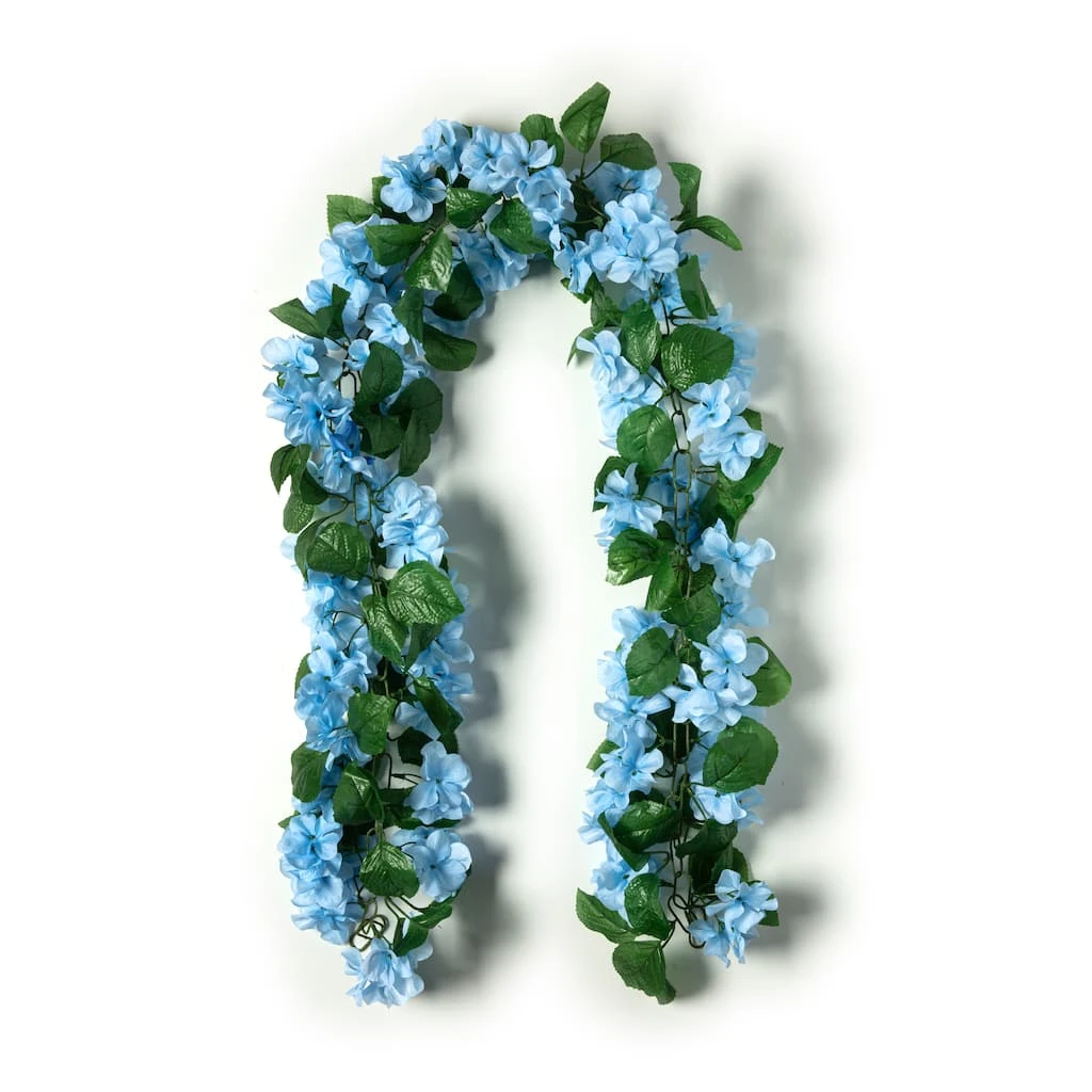New โ 6 Pack: 6ft. Blue Hydrangea Chain Garland by Ashland® ๐คฉ 3 New โ 6 Pack: 6ft. Blue Hydrangea Chain Garland by Ashland® ๐คฉ