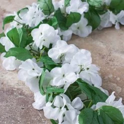 Buy ✨ 6 Pack: 6ft. White Hydrangea Chain Garland by Ashland® 🔔 -Ashland Shop 10676310 22 1