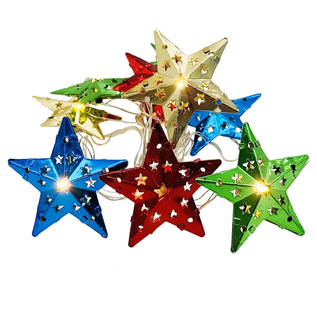 Discount ✔️ Assorted 10ct. Warm White Pierced Metal Star LED Crafting Lights by Ashland® ❤️ 4 Discount ✔️ Assorted 10ct. Warm White Pierced Metal Star LED Crafting Lights by Ashland® ❤️ - Image 2