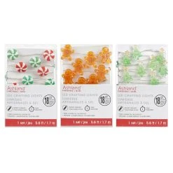 Discount ❤️ Assorted 18ct. Holiday Icon LED Crafting String Lights by Ashland® ✔️