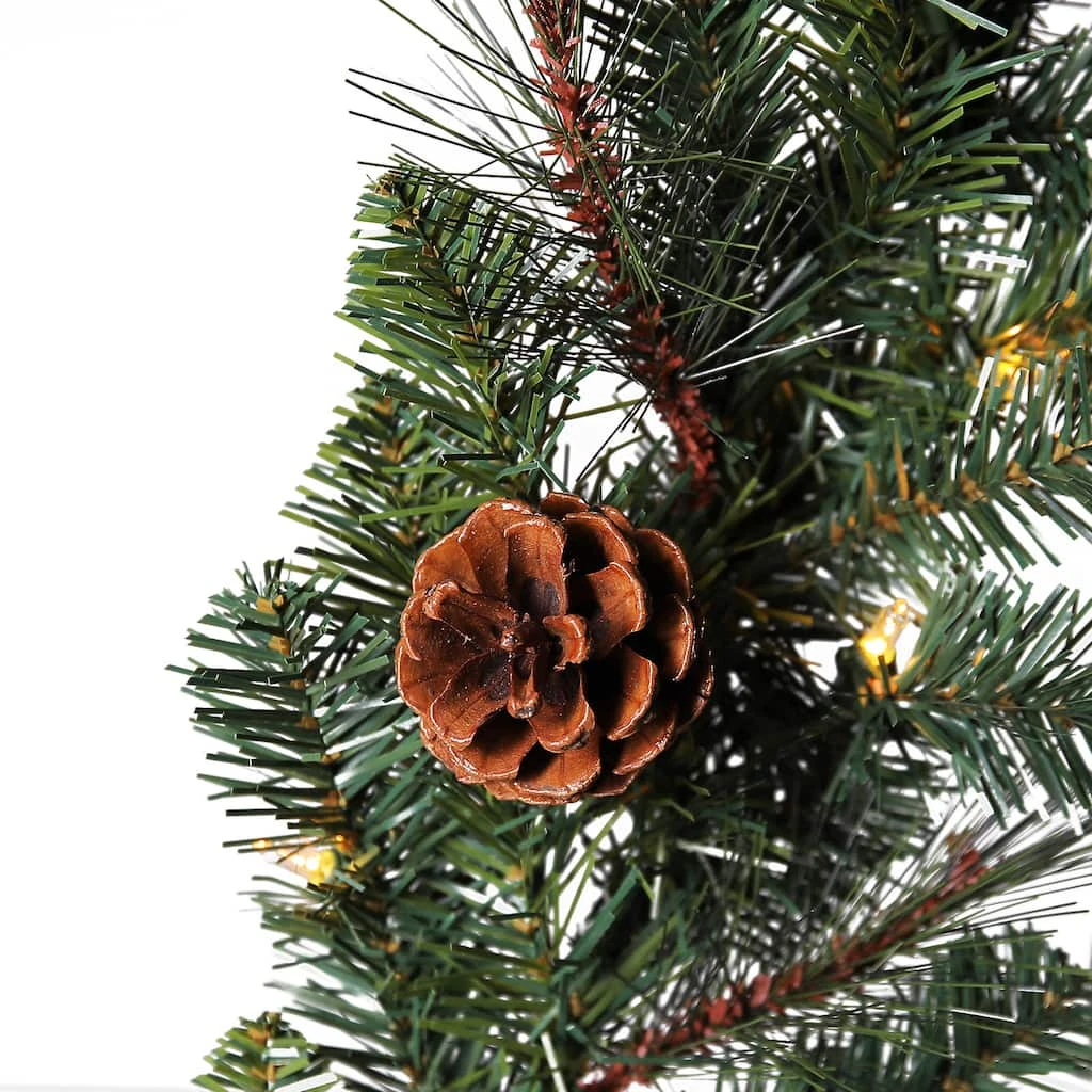 Best deal 🎉 9ft. Pre-Lit Mixed Pine & Pinecone Garland by Ashland® ⭐ 4 Best deal 🎉 9ft. Pre-Lit Mixed Pine & Pinecone Garland by Ashland® ⭐ - Image 2