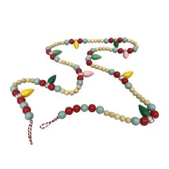 Outlet 👏 6ft. Wood Light Bulb & Bead Garland by Ashland® ⭐