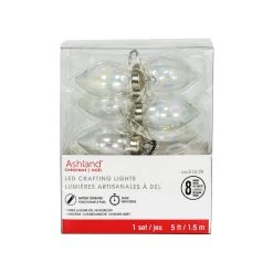 Hot Sale ❤️ 8ct. Warm White Iridescent LED Crafting Lights by Ashland® 🔔