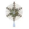 Cheapest ⭐ 14.5" Gold Lighted Tinsel Starburst Tree Topper by Ashland® 👏 -Ashland Shop 10677090 1
