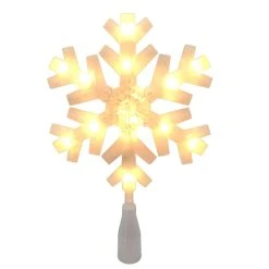 Outlet ❤️ 12" White Lighted Snowflake Tree Topper by Ashland® 🎁 9 Outlet ❤️ 12" White Lighted Snowflake Tree Topper by Ashland® 🎁 -Ashland Shop 10677119 2