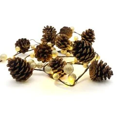 Best Pirce 👍 Assorted 6ft. Pinecone & Berry LED Christmas Crafting Lights by Ashland® 🧨 -Ashland Shop 10677236 2