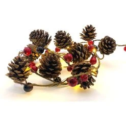 Best deal 😍 Assorted 18ct. LED Red Berry & Pinecone Garland Crafting String Lights by Ashland® 🧨 -Ashland Shop 10677239 3