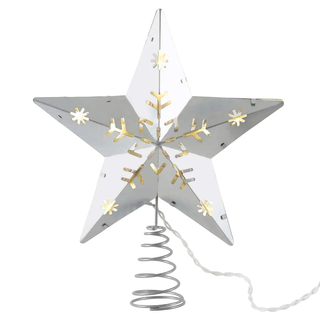 Flash Sale 👏 12" LED Snowflake Star Tree Topper by Ashland® 🔥 4 Flash Sale 👏 12" LED Snowflake Star Tree Topper by Ashland® 🔥 - Image 2