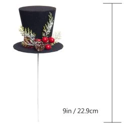 New 🔔 Black Hat Pick with Pinecone & Berries by Ashland® ❤️ -Ashland Shop 10677755 3