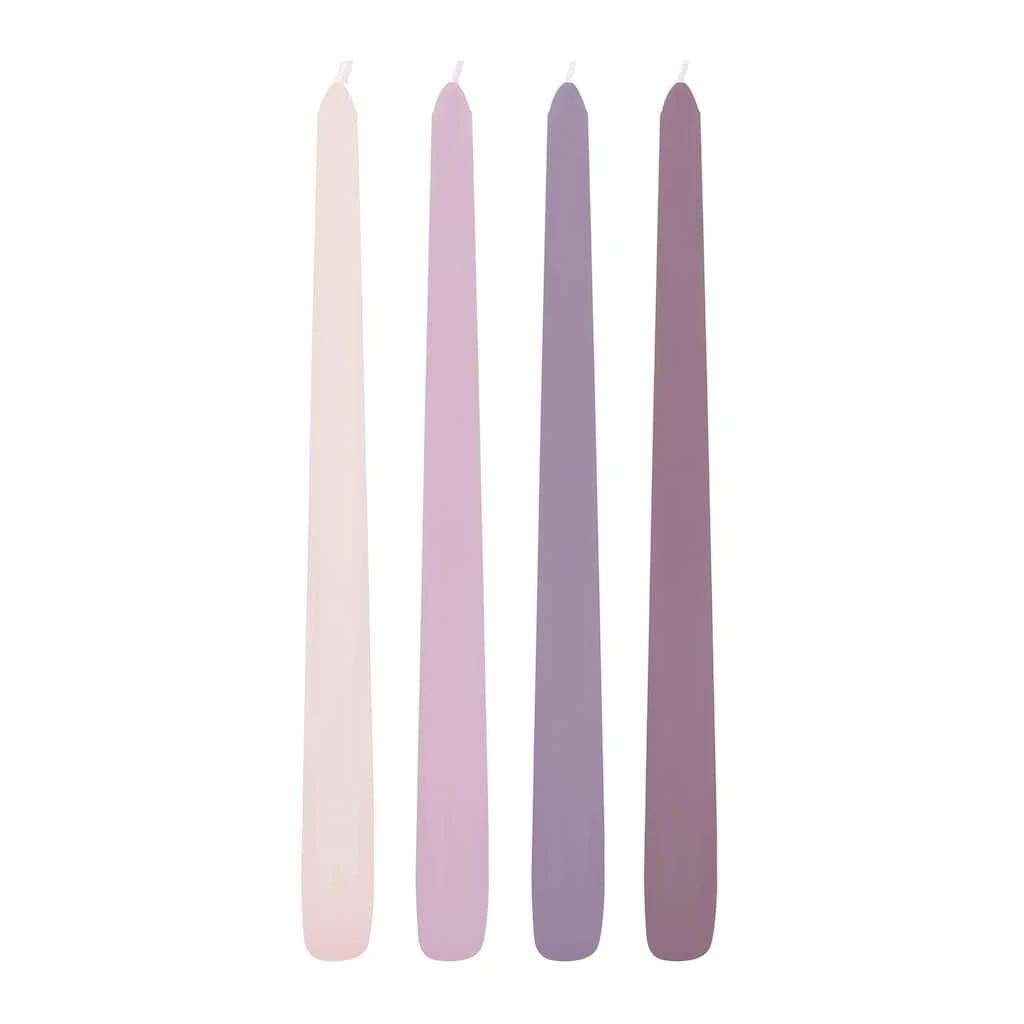 Hot Sale ⭐ 10" Mixed Purple Taper Candles by Ashland®, 4ct. 💯 4 Hot Sale ⭐ 10" Mixed Purple Taper Candles by Ashland®, 4ct. 💯 - Image 2