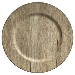 Cheapest 🤩 13" Gray Woodgrain Charger by Ashland® 🥰