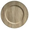 Brand new 🔔 12 Pack: 13" Gray Woodgrain Charger by Ashland® 💯 -Ashland Shop 10688160 1