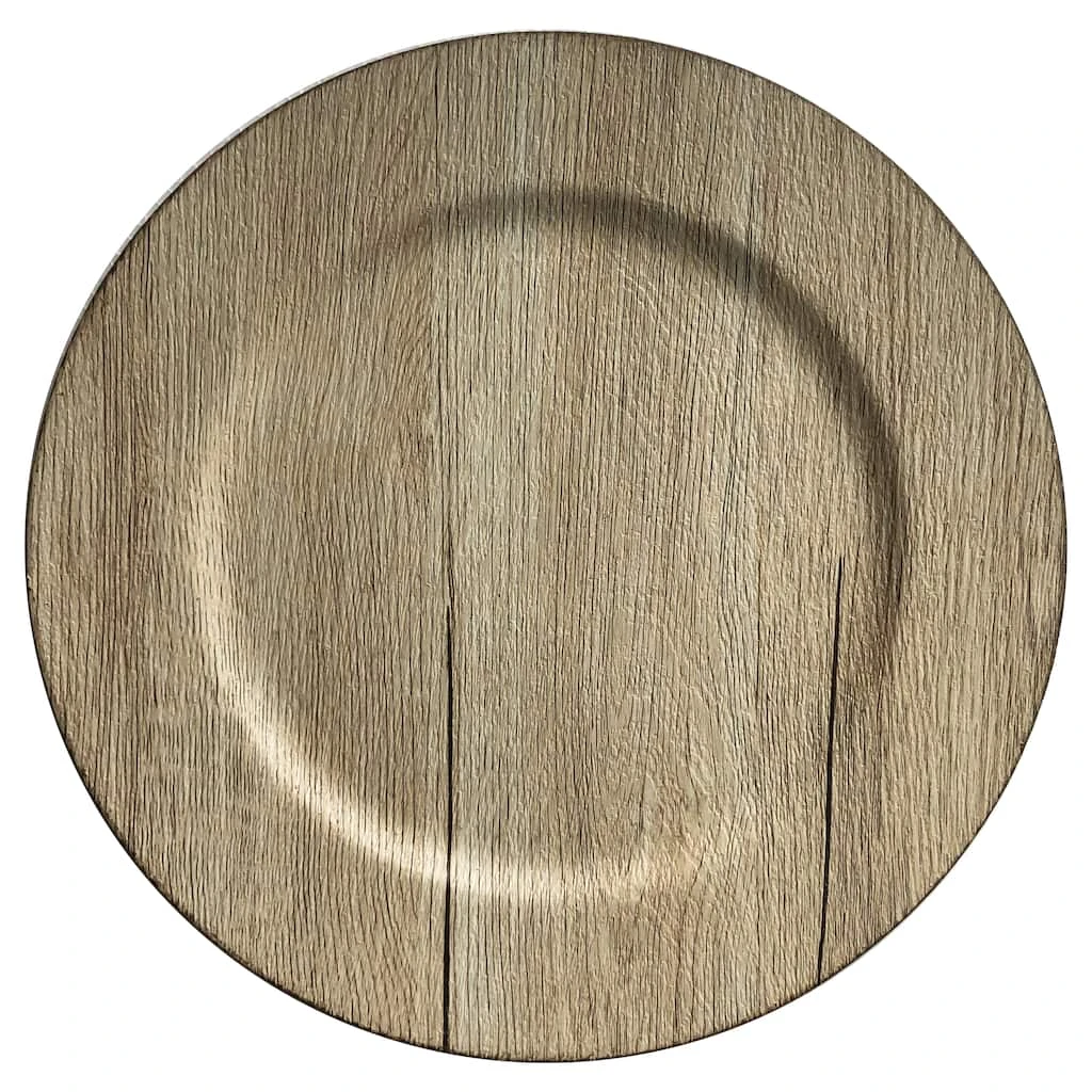 Brand new 🔔 12 Pack: 13" Gray Woodgrain Charger by Ashland® 💯 3 Brand new 🔔 12 Pack: 13" Gray Woodgrain Charger by Ashland® 💯