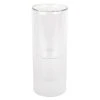 Cheap 🎁 8" Clear Glass Dual Cylinder Candle Holder by Ashland® 🔔 -Ashland Shop 10688271 1 1