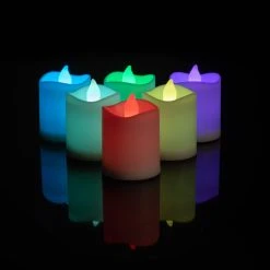 Outlet 🧨 8 Packs: 6 ct. (48 total) Color Changing LED Votive Candles Set by Ashland® ⌛ -Ashland Shop 10688337 3 1
