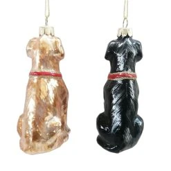 Discount 🎁 Assorted 4" Glass Lab 🥰 Dog Ornament by Ashland® ❄ Christmas ⭐ -Ashland Shop 10697622 3