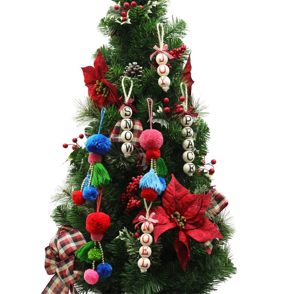 New 😀 Assorted Christmas Sentiment on Beads Ornament by Ashland® 🎉 8 New 😀 Assorted Christmas Sentiment on Beads Ornament by Ashland® 🎉 - Image 6