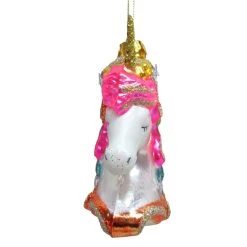 New 🧨 Glass Unicorn Head Ornament by Ashland® 👍 -Ashland Shop 10697767 3