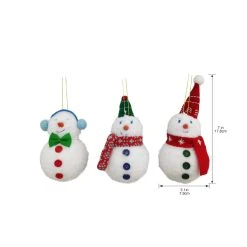 Cheapest 🧨 Assorted Furry Snowman Ornament by Ashland® 😉 -Ashland Shop 10697801 3