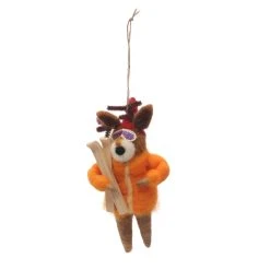 Best deal ⌛ Assorted 5.5" Wool Woodland Critter Ornament by Ashland® 🛒 -Ashland Shop 10697820 4