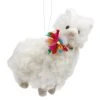 Flash Sale ✨ White Fluffy Llama Ornament by Ashland® 😀 Christmas ✨ -Ashland Shop 10697952 1