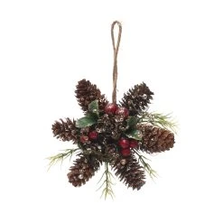 Best Pirce 🛒 4" Pinecone & Berry Ornament by Ashland® 😉