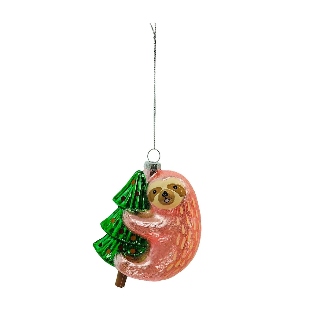 Coupon ⭐ Assorted 3'' Sloth and Tree Glass ❄ Christmas Ornament by Ashland® ✨ 4 Coupon ⭐ Assorted 3'' Sloth and Tree Glass ❄ Christmas Ornament by Ashland® ✨ - Image 2