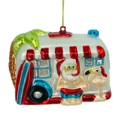 Buy 🎁 Glass Santa's Vacation Ornament by Ashland® 💯 -Ashland Shop 10697970 2