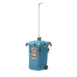 Wholesale 🎁 4" Blue Glass Trash Can Ornament by Ashland® ✨ -Ashland Shop 10697978 3