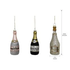 Flash Sale 💯 Assorted Glass Champagne Ornament by Ashland® ✔️ -Ashland Shop 10698041 5