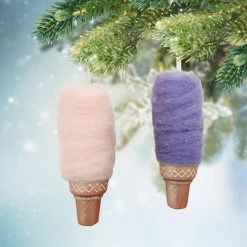 Brand new ✔️ Assorted Cotton 🛒 Candy Glass Ornament by Ashland® 💯 -Ashland Shop 10698045 2
