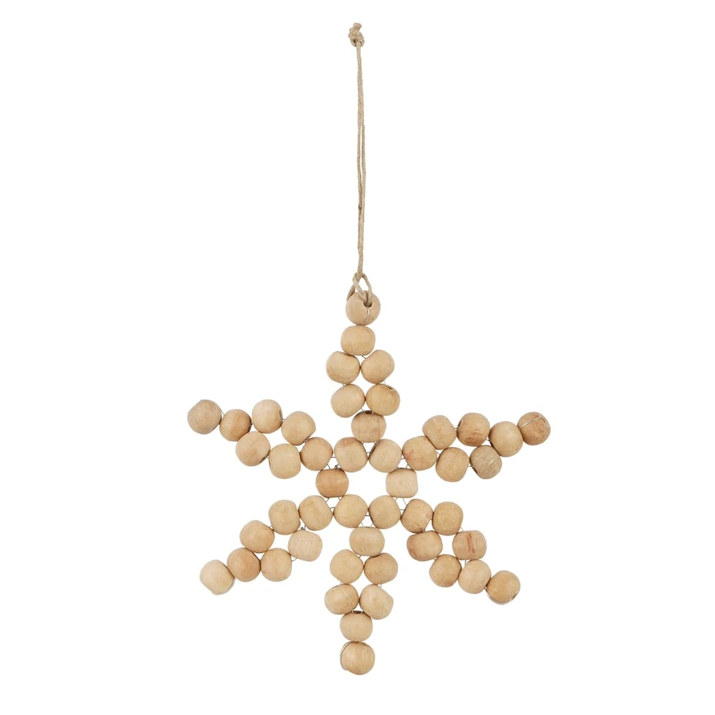 Cheap 😉 5'' Star Wooden Bead Ornament by Ashland® ✨ 3 Cheap 😉 5'' Star Wooden Bead Ornament by Ashland® ✨