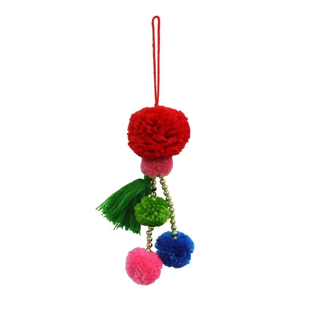 Outlet 🥰 Assorted Fabric Pom-Pom Ornament by Ashland® 🎁 7 Outlet 🥰 Assorted Fabric Pom-Pom Ornament by Ashland® 🎁 - Image 5