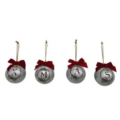Discount ✨ Assorted Galvanized Monogram Ball Ornament by Ashland® ✔️ -Ashland Shop 10698217 5