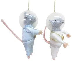 Budget 💯 Assorted Wool Space Mouse Ornament by Ashland® ⭐ -Ashland Shop 10698353 2
