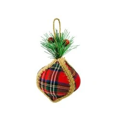 New ⭐ Assorted Plaid Ornament with Holly by Ashland® 🌟 -Ashland Shop 10698387 3