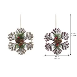 New ⭐ Assorted Snowflake Ornament by Ashland® ✨ 8 New ⭐ Assorted Snowflake Ornament by Ashland® ✨ -Ashland Shop 10698400 3