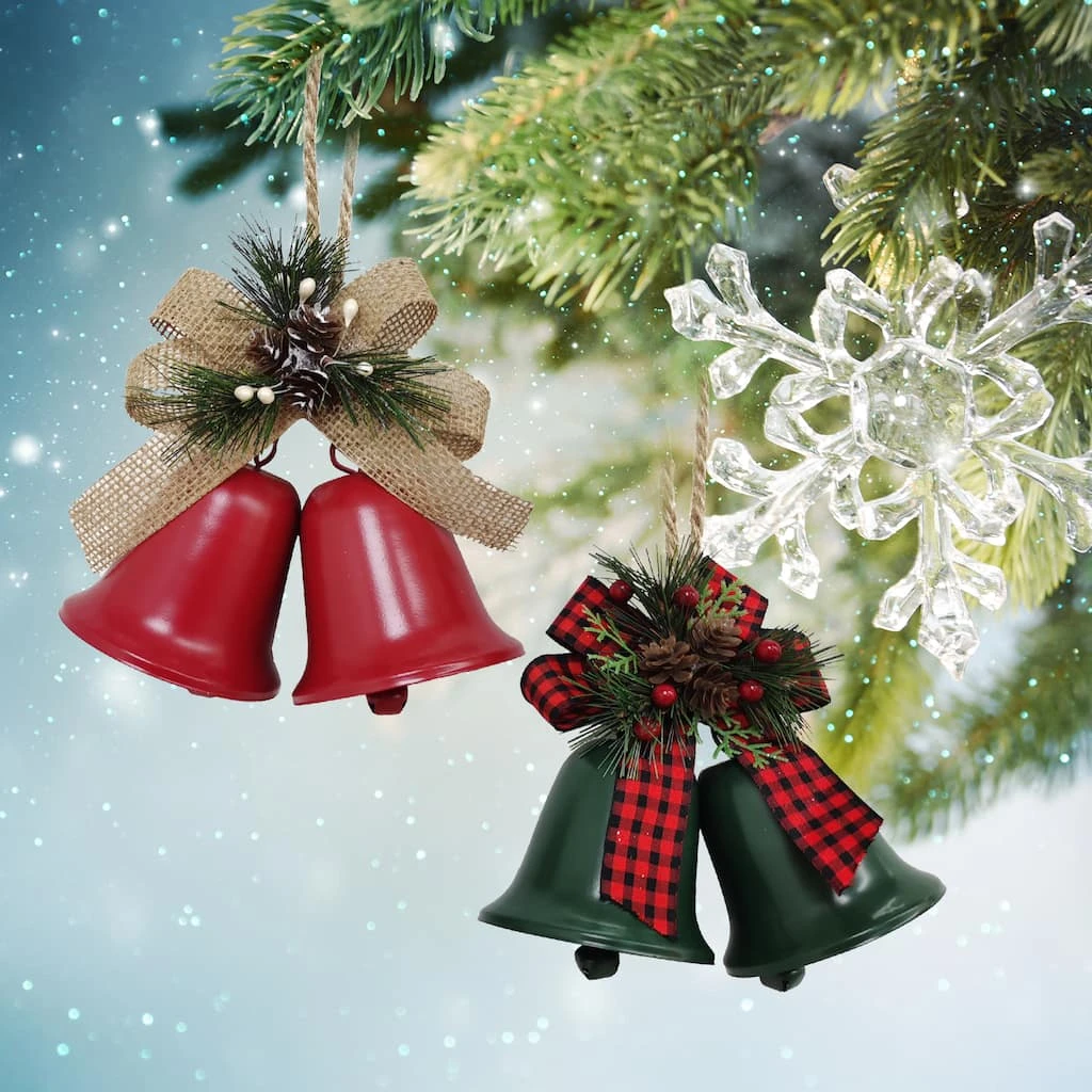 Best deal โค๏ธ Assorted Double Bell Ornament by Ashland® ๐ 4 Best deal โค๏ธ Assorted Double Bell Ornament by Ashland® ๐ - Image 2