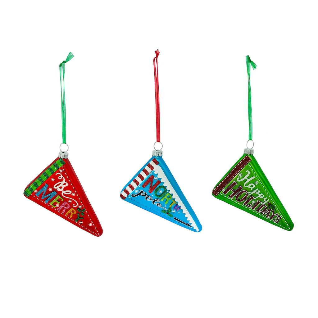 Buy β Assorted Glass Pennant Ornament by Ashland® π 3 Buy β Assorted Glass Pennant Ornament by Ashland® π