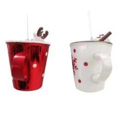 Wholesale ❤️ Assorted Glass Hot Cocoa Mug Ornament by Ashland® 🌟 -Ashland Shop 10698460 2