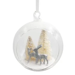 Buy 🎉 Deer Glass Ball Ornament by Ashland® 🧨 Christmas ⌛ -Ashland Shop 10698466 2