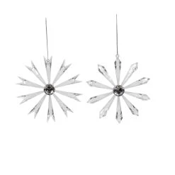 Hot Sale ⌛ Assorted Clear Snowflake Ornament by Ashland® ⌛