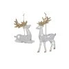 Brand new 👏 Assorted Clear & Glittery Gold Deer Ornament by Ashland® 😀 -Ashland Shop 10698495 1